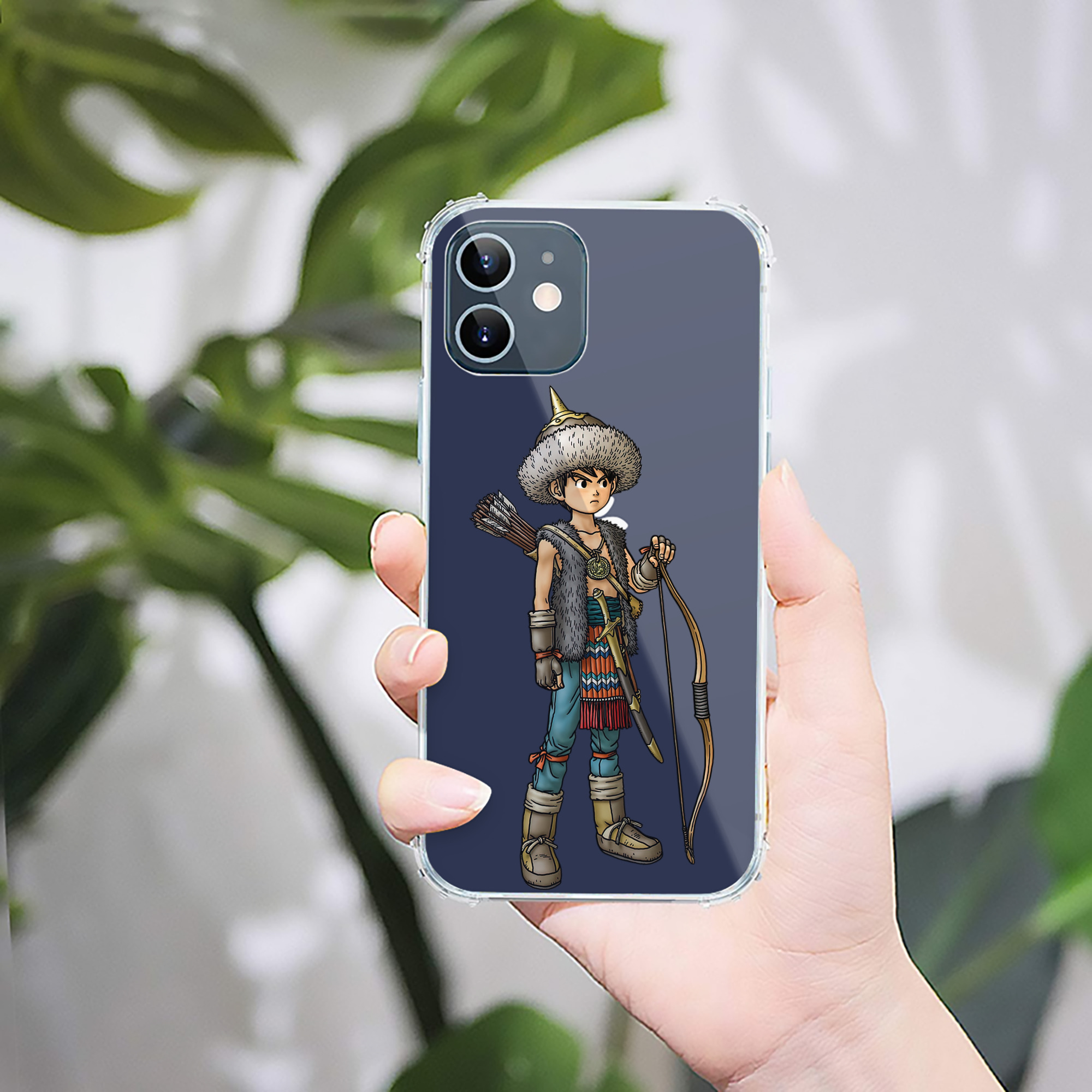 （画像用） ドラゴンクエスト Doragon Kuesuto Dragon Quest 【iPhone 12シリーズ対応】透明スマホケース（クリアソフトケース）